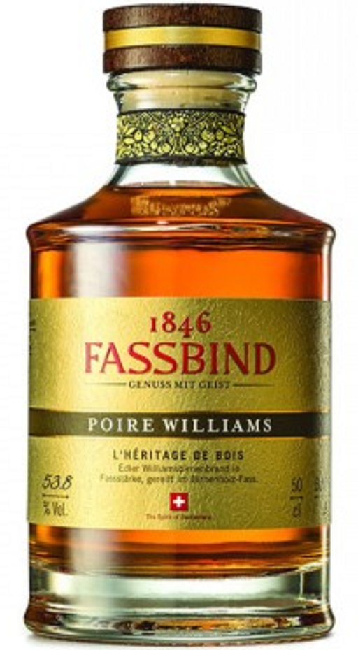 Fassbind L'Heritage De Bois Poire Williams 53,8% 0,5l (holá láhev)