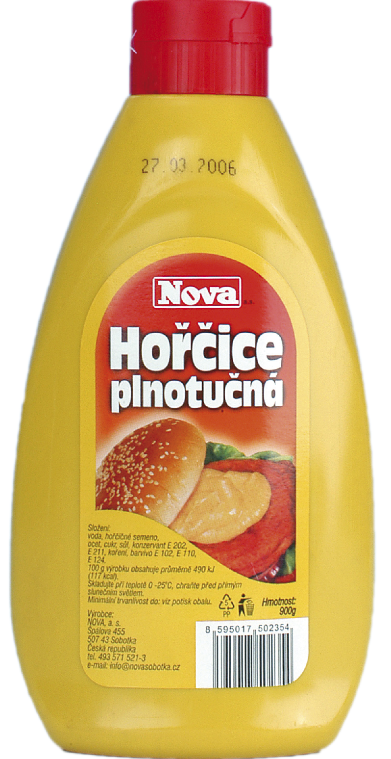 Hořčice Plnotučná 900g