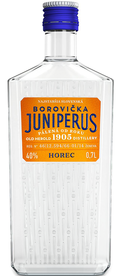 Juniperus Borovička s Horcom 40% 0,7l (holá láhev)
