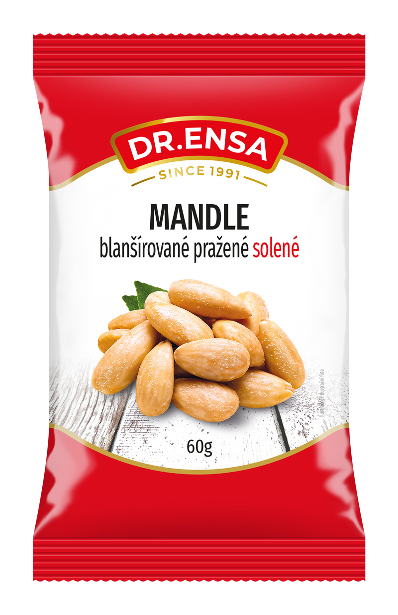 Ensa Mandle Pražené Solené 60g