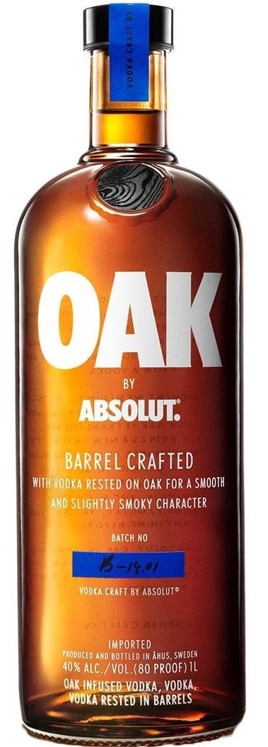 Absolut Oak 40% 1l (holá láhev)