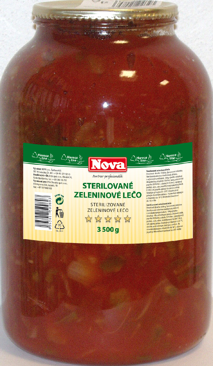 Sterilované Zeleninové Lečo 3500g
