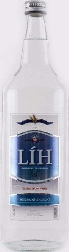 Ferdinand Konzumní Líh 80% 1 l (holá láhev)