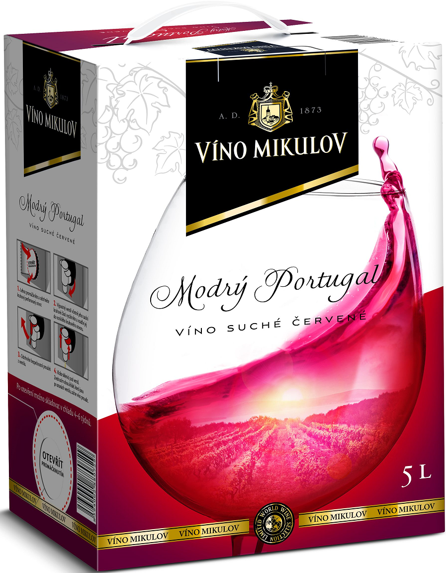 Mikulov Modrý Portugal Bag in Box 5l (holá láhev)