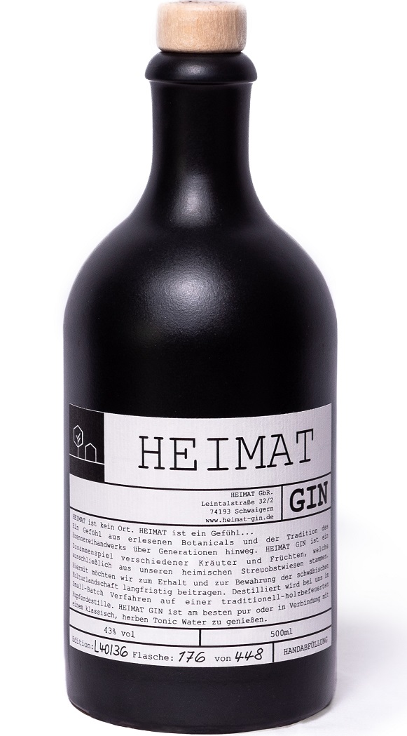 Heimat Gin 43% 0,5 l (holá láhev)