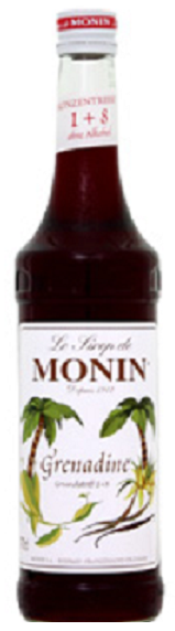 Monin Grenadina sirup, 1l (holá lahev)