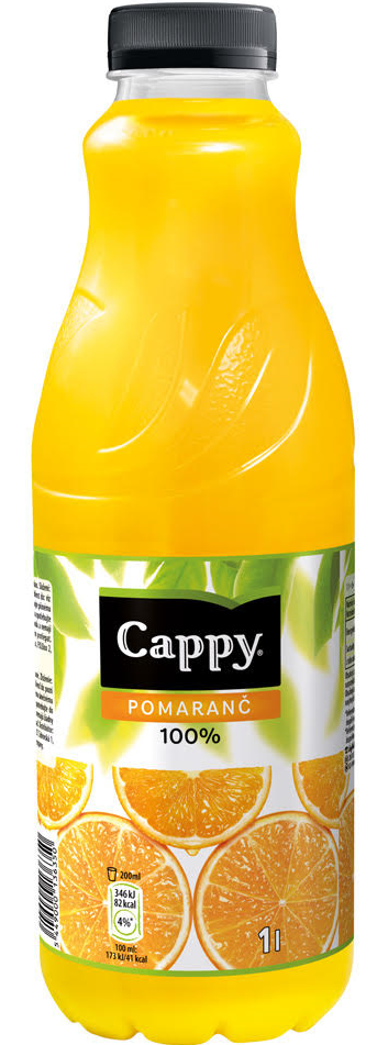 Coca-Cola Česká Republika, s.r.o. Cappy Pomeranč 100% 1l