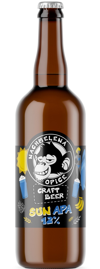 Nachmelená Opice Sun Apa 12% 0,75l