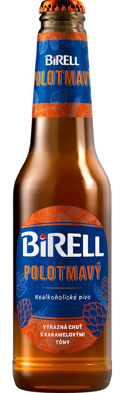 Birell polotmavé nealko 0,33l sklo