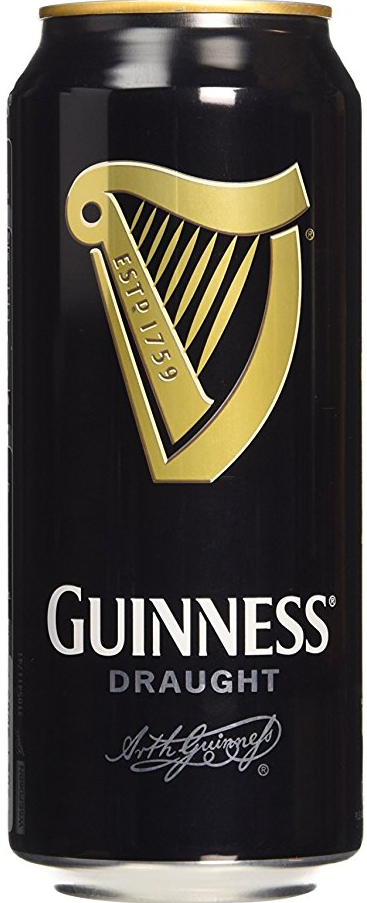 Guinness Draught tmavé nefiltrované 4,2% 0,44 l (plech)