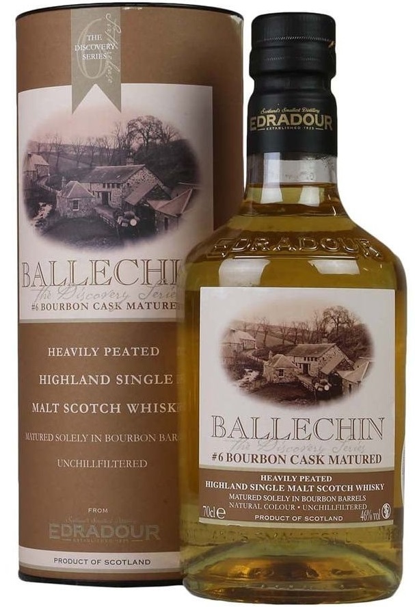 Ballechin n.6 Bourbon Cask Matured 46% 0,7l (tuba)