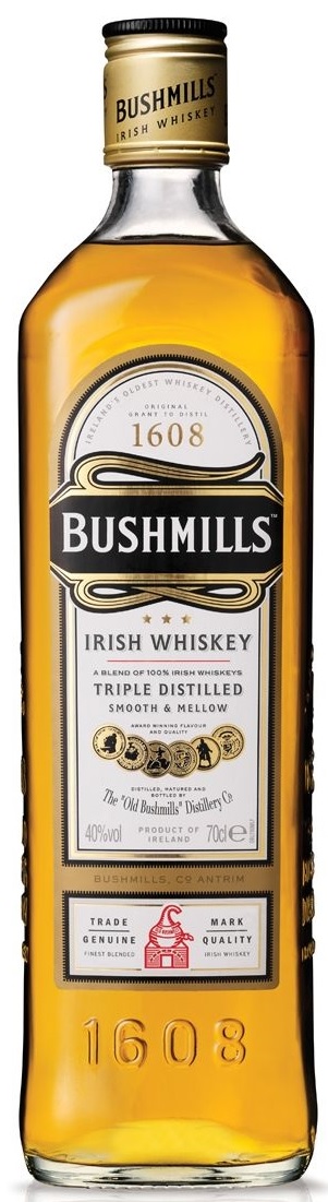 Bushmills 40% 1l (holá láhev)