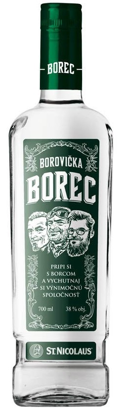 Borovička Borec 38% 0,7l (holá láhev)