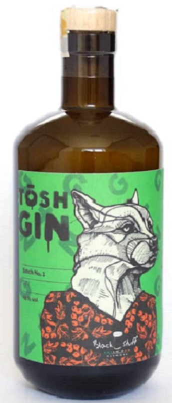TOSH Black Stuff Gin 46% 0,7l (holá láhev)