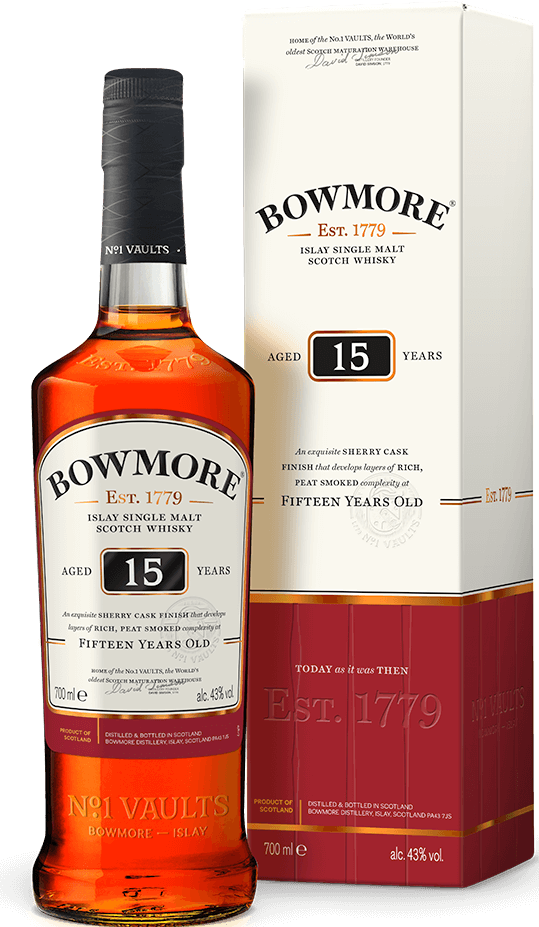 Bowmore 15y 0,7l 43%