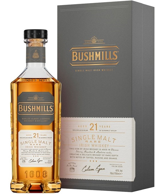 Bushmills 21 letá Rare