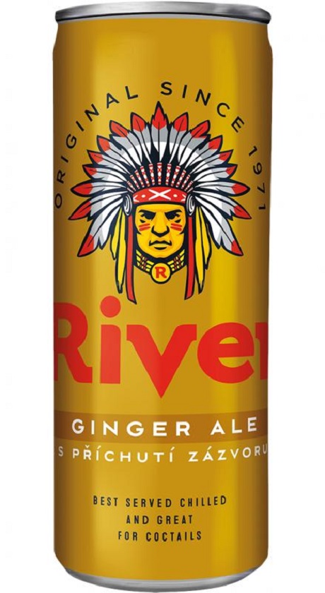 Original River Tonic Ginger Ale plech 0,33l