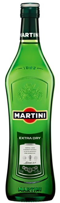 Martini Extra Dry 18% 1l (holá láhev)