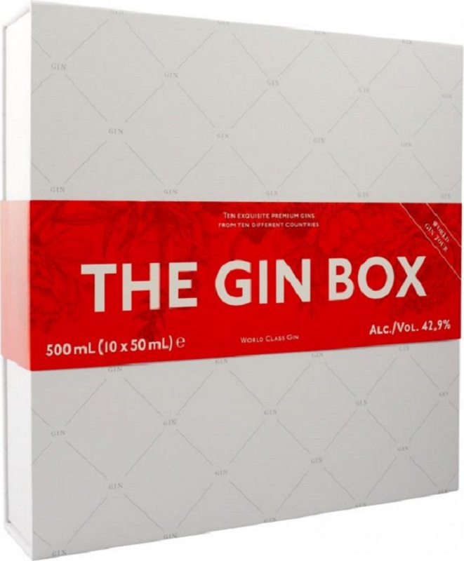 Box Gin World Tour 42,9% 10 x 0,05 l (set)