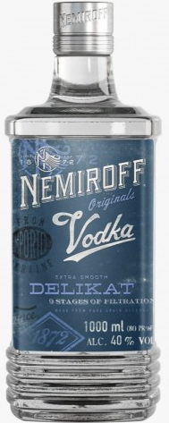 Nemiroff Delikat 40% 1 l (holá láhev)