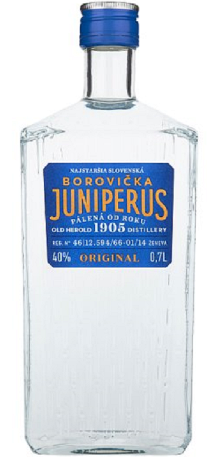 Borovička Juniperus 40% 0,7l (holá láhev)