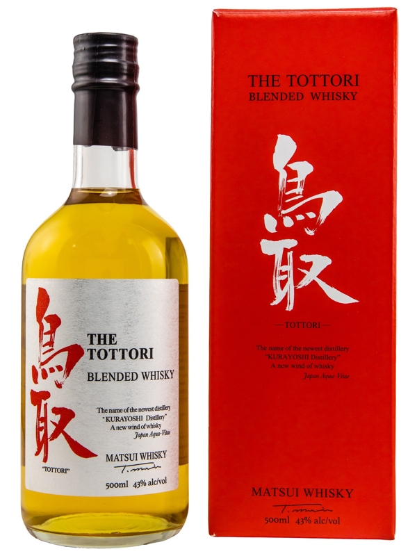 The Tottori Blended Japanese Whisky 43% 0,7l (karton)