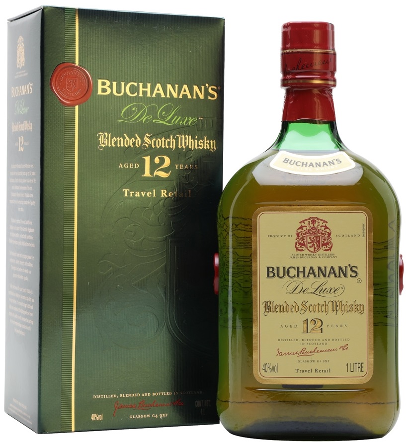 Buchanan’s Deluxe 12yo 40% 1l (karton)