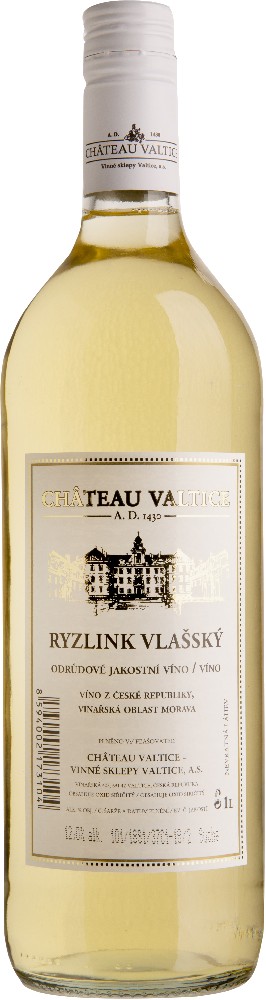 RYZLINK VLAŠSKÝ NEVRATNÁ LAHEV VALTICE 1L