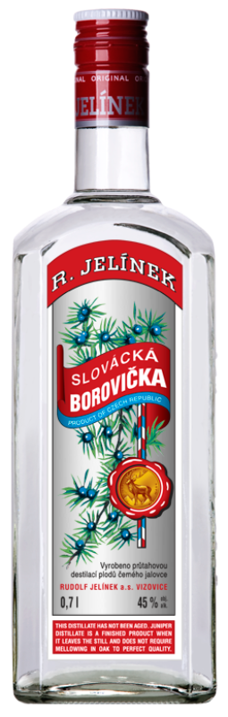 Borovička Slovácká 0,7l 45% R.Jelínek