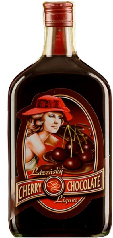 Lázeňský Cherry Chocolate Liquer 20% 0,7l (holá láhev)