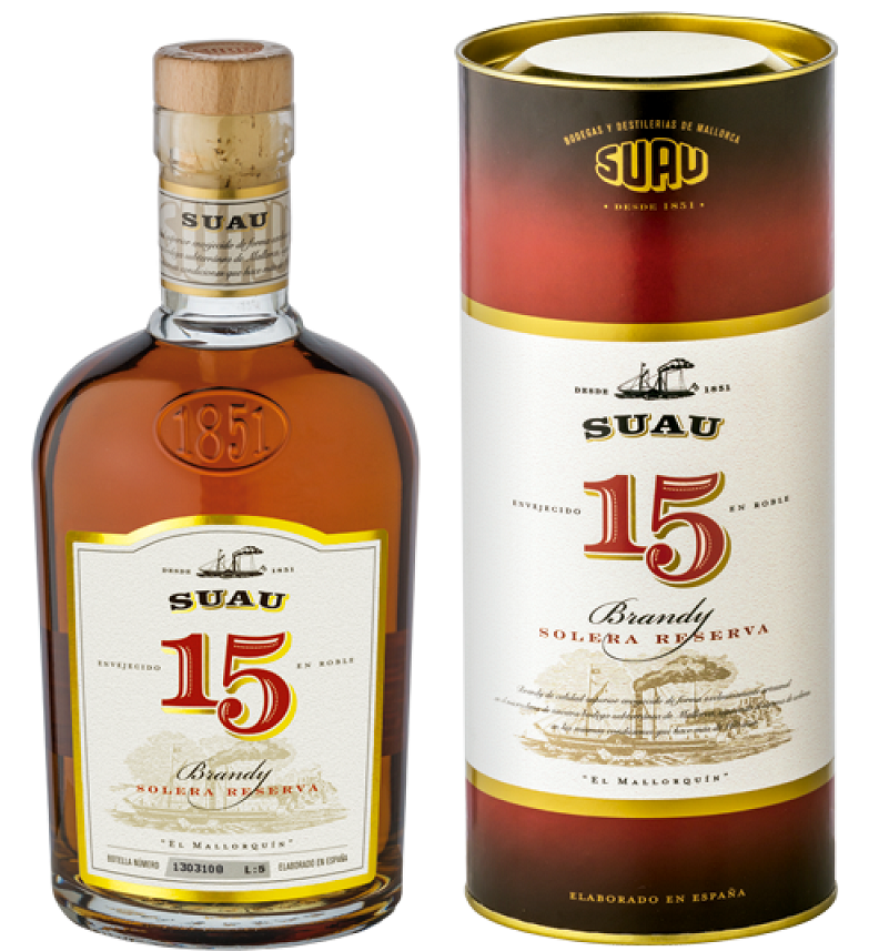 Suau 15 Años Solera Reserva brandy 37% 0,7 L