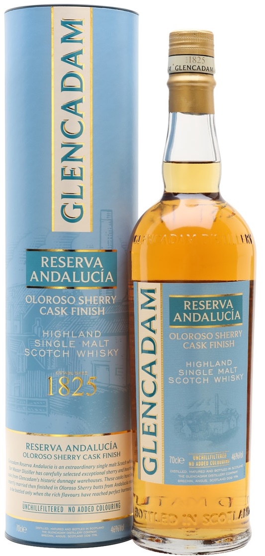 Glencadam Reserva Andalucia 46% 0.7l (tuba)