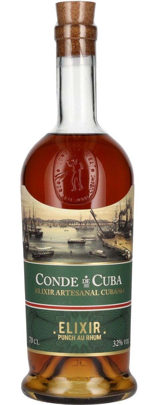Conde de Cuba 7y Elixir Cubano 32% 0.7l