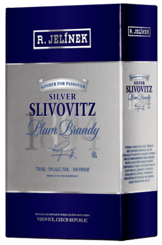 Jelínek Silver Slivovitz Kosher 50% 0.7L (karton)