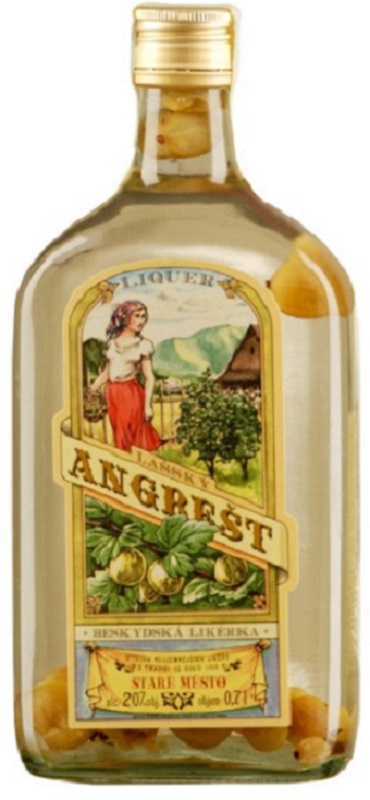 Lašský Angrešt 20% 0,7l (holá láhev)