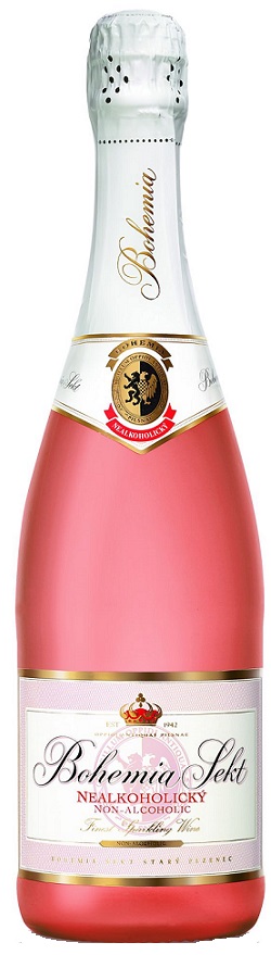 Bohemia Sekt nealkoholický Rosé 0,75 l