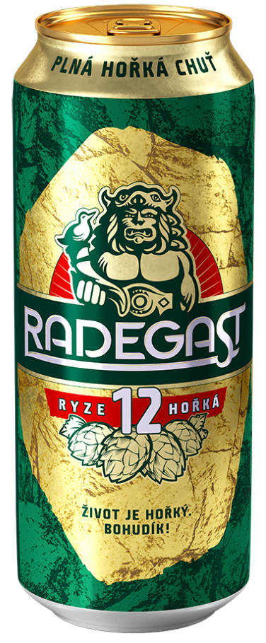 Radegast Ryze hořká 12° 0,5 l (plech)