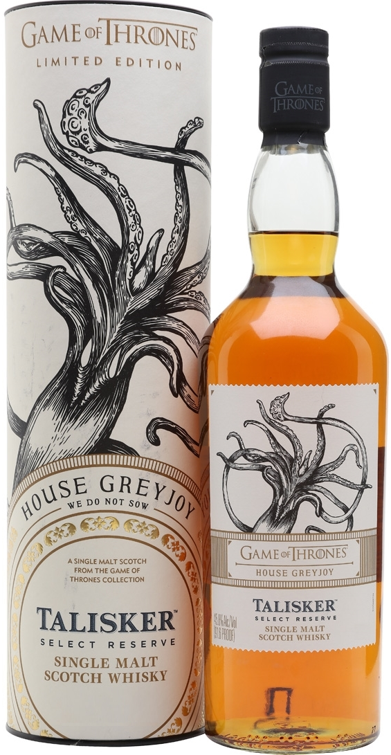 Talisker Game of Thrones House Greyjoy 45,8% 0,7l (tuba)
