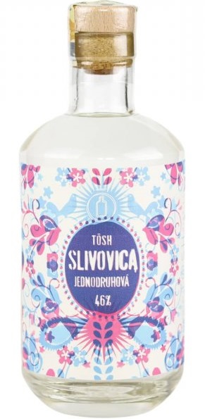 Slivovica Jednodruhová TOSH 46% 0,5l (holá láhev)