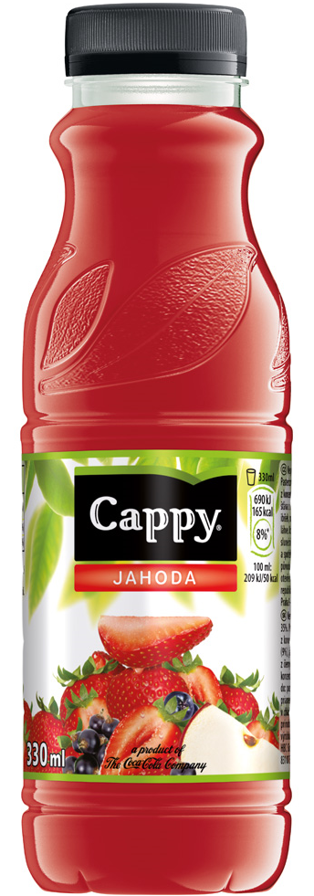 Coca-Cola Česká Republika, s.r.o. Cappy Jahoda PET 0,33l