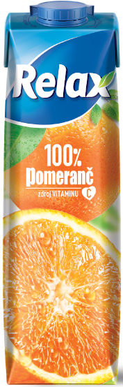 Relax Pomeranč 100% 1l