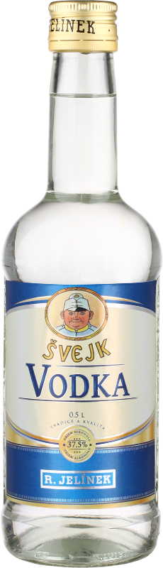 Švejk Vodka 37,5% 1l (holá láhev)