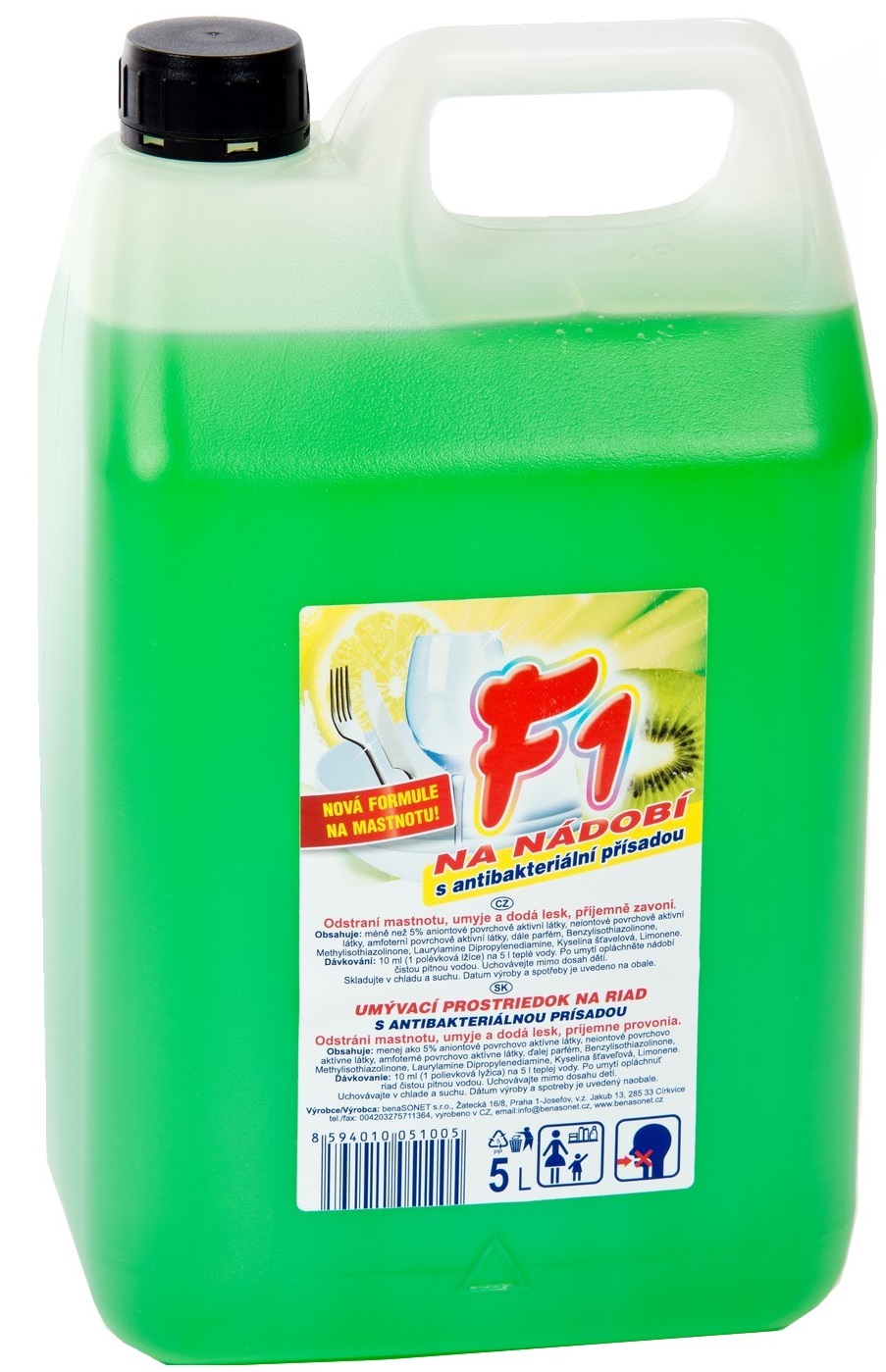 F1 na nádobí 5l