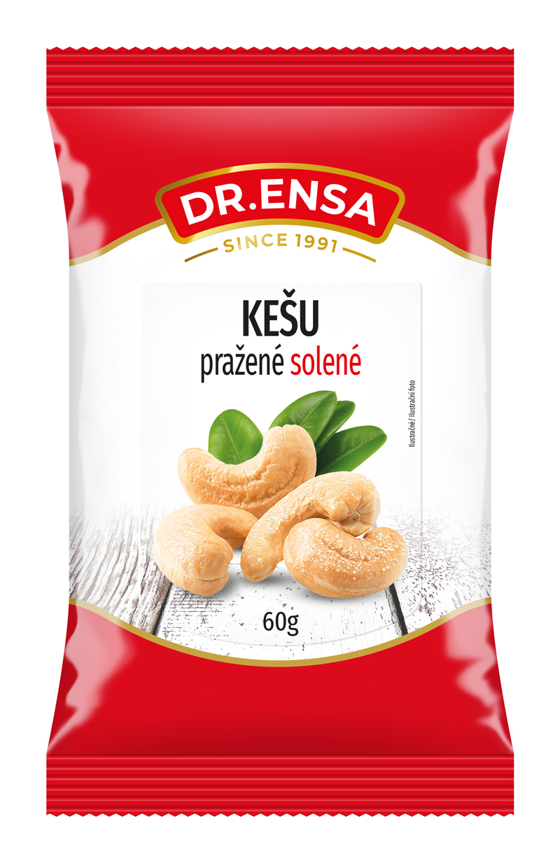 Ensa Kešu pražené solené 60g