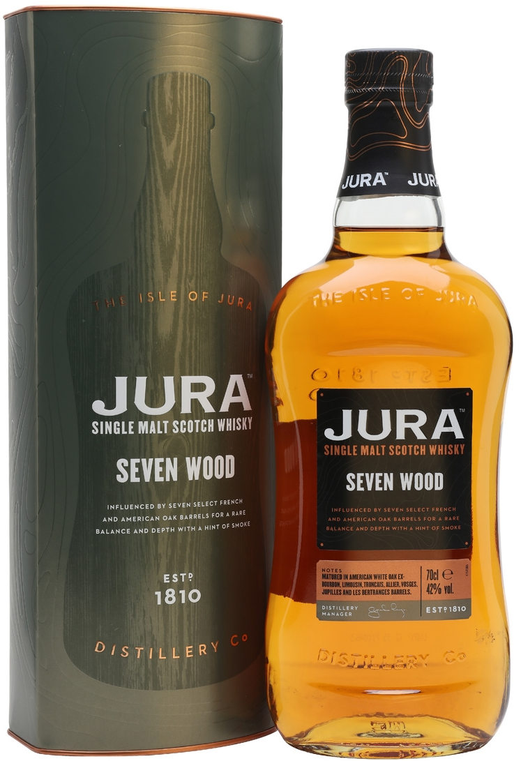 Isle of Jura Seven Wood 0,7l 42% (tuba)