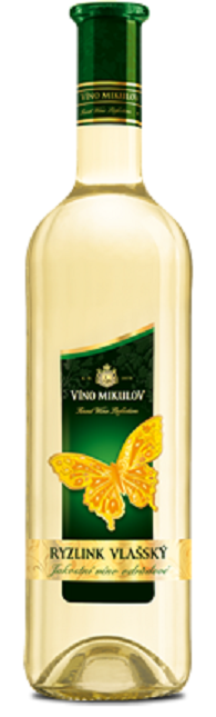 Motýl Ryzlink Vlašský 0,75l (holá láhev)
