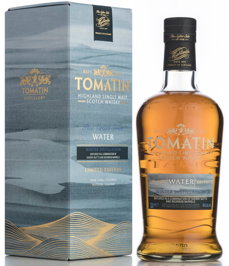 Tomatin Five Virtues Water 46% 0,7l (karton)