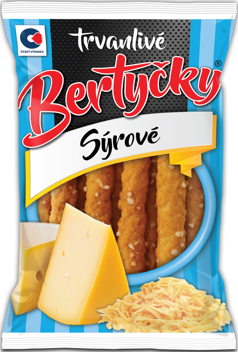 Bertyčky Sýrové 90g