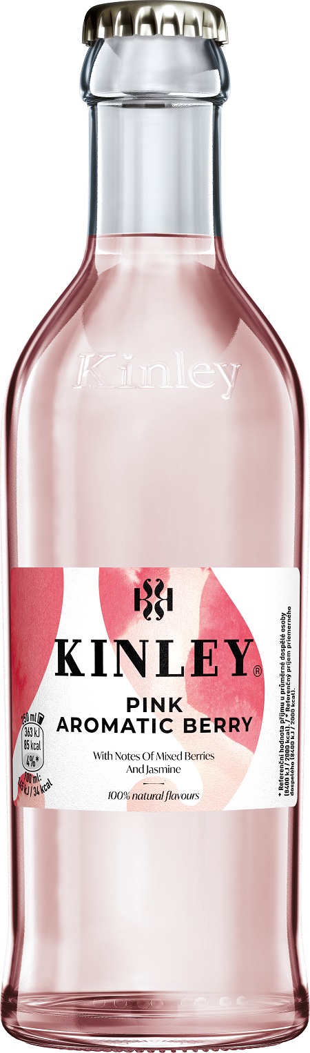 Kinley Tonic Bitter Rose sklo 0,25l