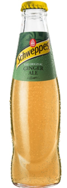 Schweppes Ginger Ale sklo 0,25l
